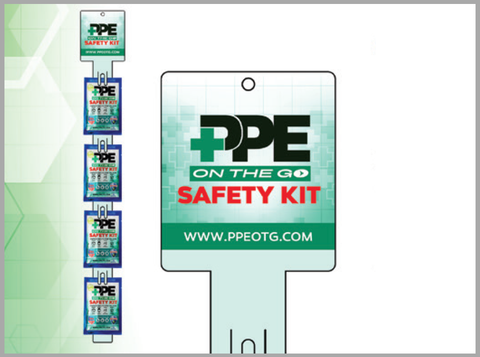 PPE On The Go Safety Kit Clip Strip