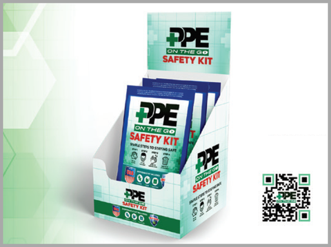 PPE On The Go Safety Kit Counter Display